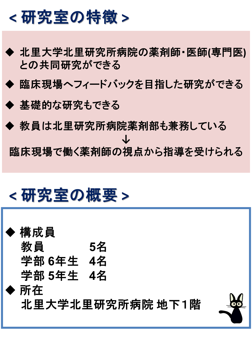 研究室の特徴